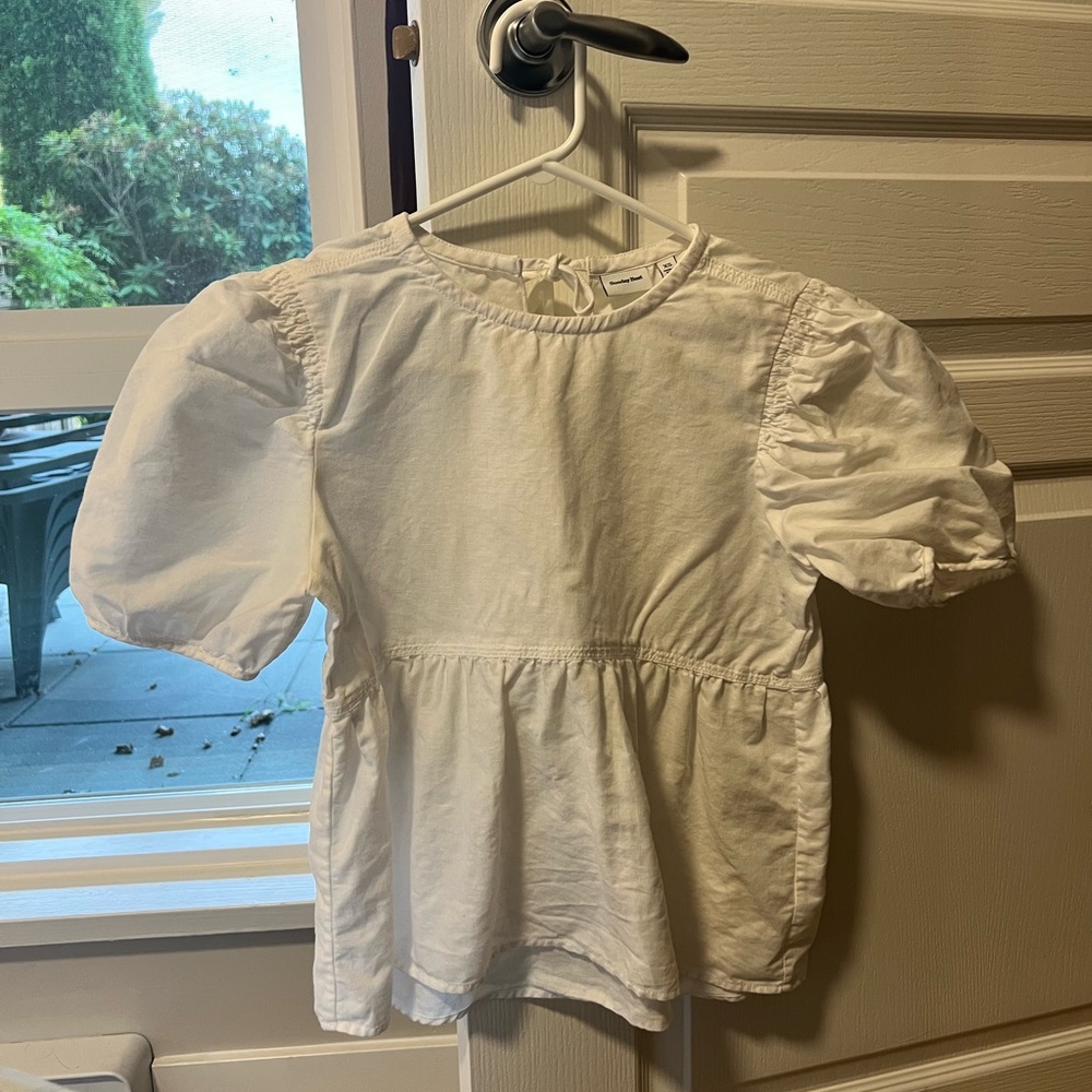 Aritzia Kids' Cream Puff Sleeve Blouse